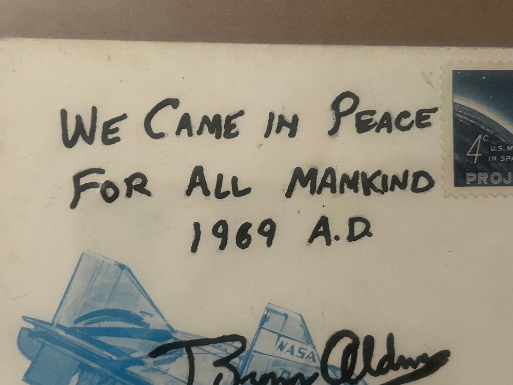 Buzz Aldrin - Signed Envelope - Picture 3 of 6